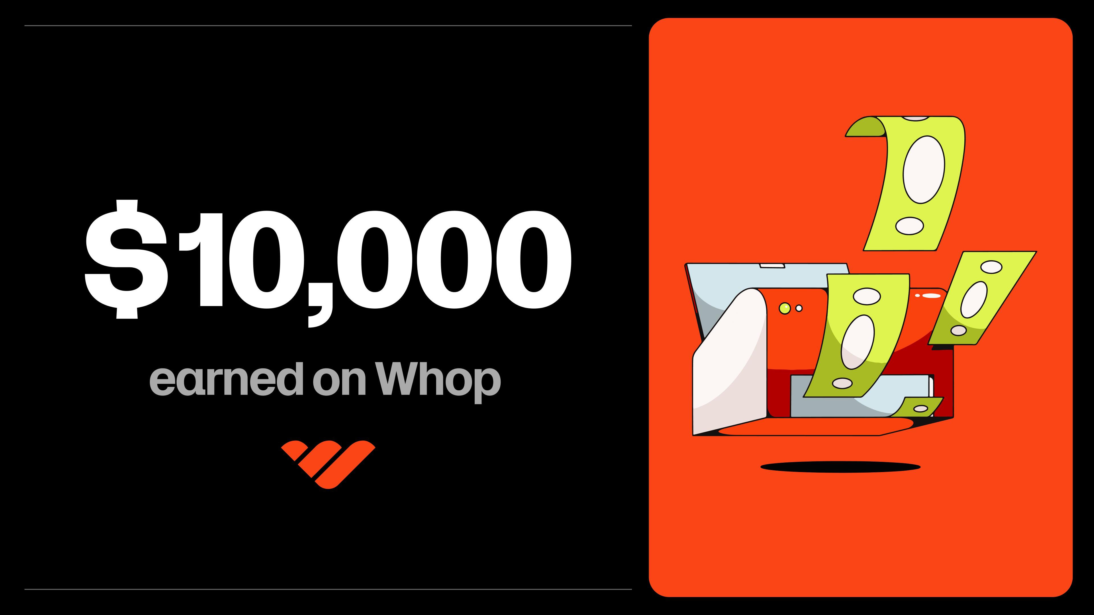 Whop 10k milestone